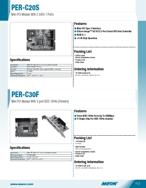 PER-C30F Datasheet PDF AAEON Technology