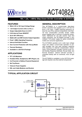 ACT4082A Datasheet PDF Active-Semi, Inc
