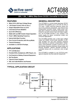 ACT4088US-T8082 Datasheet PDF Active-Semi, Inc