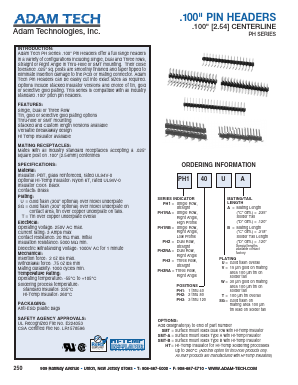 DPH-1-12-U-.200 Datasheet PDF Adam Technologies, Inc.