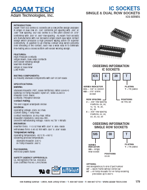 ICS636T Datasheet PDF Adam Technologies, Inc.