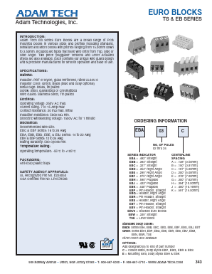 EBS17E Datasheet PDF Adam Technologies, Inc.