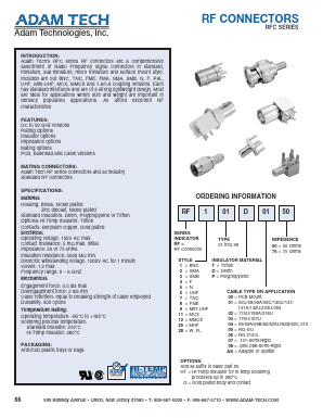 RF101D0150 Datasheet PDF Adam Technologies, Inc.