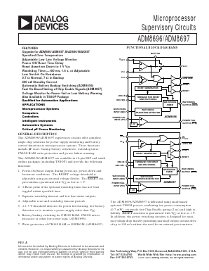 ADM8697ARWZ Datasheet PDF Analog Devices