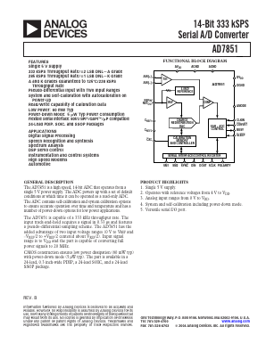 EVAL-AD7851CB Datasheet PDF Analog Devices