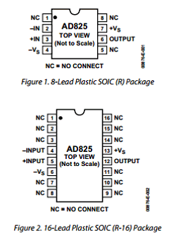 AD825ARZ-16-REEL Datasheet PDF Analog Devices