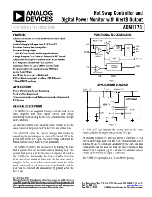 ADM1178 Datasheet PDF Analog Devices