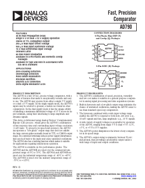 AD790KN Datasheet PDF Analog Devices