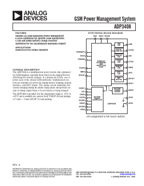 ADP3408ARU-2.5 Datasheet PDF Analog Devices