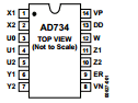AD734AN Datasheet PDF Analog Devices