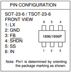 AIC1896PG Datasheet PDF Analog Intergrations