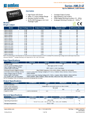 AMLD-36160IZ Datasheet PDF AIMTEC