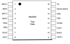 AK4345ET Datasheet PDF  Asahi Kasei Microdevices