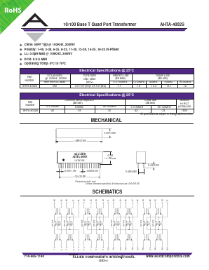 AHTA-4002S Datasheet PDF Allied Components International