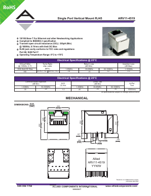 ARV11-4519 Datasheet PDF Allied Components International