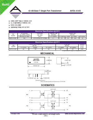AHTA-1616S Datasheet PDF Allied Components International