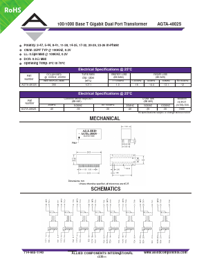 AGTA-4802S Datasheet PDF Allied Components International