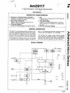 AM29117GC Datasheet PDF Advanced Micro Devices