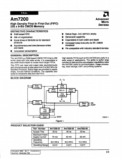 AM7200 Datasheet PDF Advanced Micro Devices