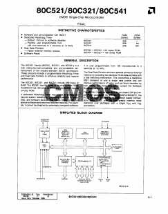 IN80C321 Datasheet PDF Advanced Micro Devices