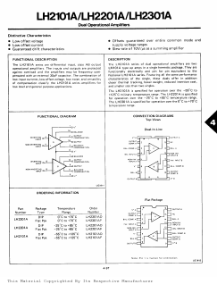 LH2101A Datasheet PDF Advanced Micro Devices