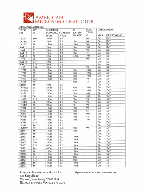 1N453_ Datasheet PDF American Microsemiconductor