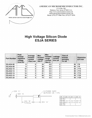 ESJA52-12 Datasheet PDF American Microsemiconductor
