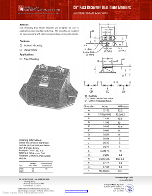 CD241250 Datasheet PDF American Microsemiconductor