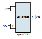 AS1360-30-T Datasheet PDF austriamicrosystems AG