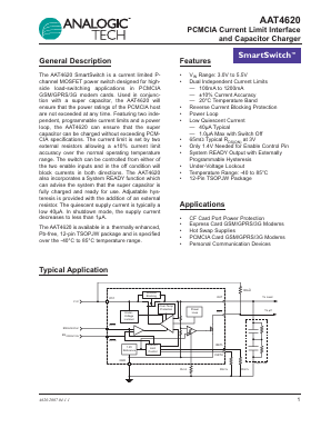 AAT4620 Datasheet PDF Advanced Analogic Technologies