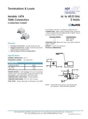 1474 Datasheet PDF API Technologies Corp
