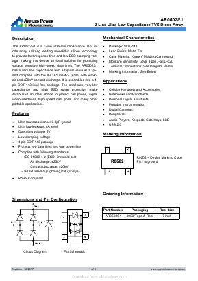 AR0502S1 Datasheet PDF Applied Power Microelectronics Co.,Ltd.