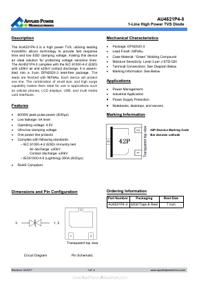 AU4521P4-3 Datasheet PDF Applied Power Microelectronics Co.,Ltd.