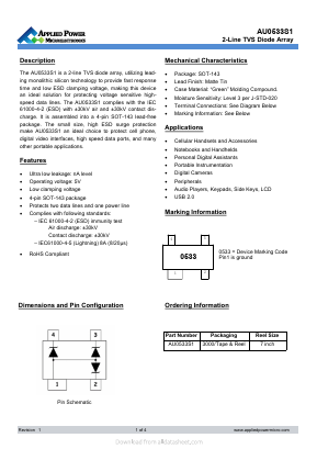 AU0533S1 Datasheet PDF Applied Power Microelectronics Co.,Ltd.