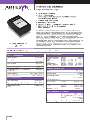 PM334CE Datasheet PDF Artesyn Technologies