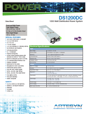 DS1200DC-3-004 Datasheet PDF Artesyn Technologies
