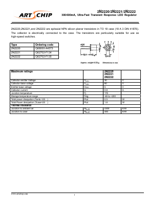Q68000-A4573 Datasheet PDF ARTSCHIP ELECTRONICS CO.,LMITED.