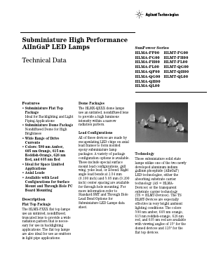 HLMA-PF00 Datasheet PDF Avago Technologies