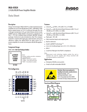 MGA-43024 Datasheet PDF Avago Technologies