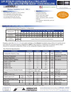 ASEMDLP-R-T5 Datasheet PDF Abracon Corporation