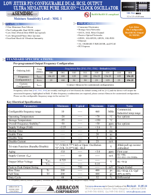 ASEMDHC Datasheet PDF Abracon Corporation