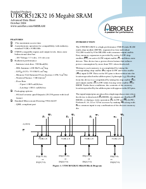 5962F-0422701VXC Datasheet PDF Aeroflex Corporation
