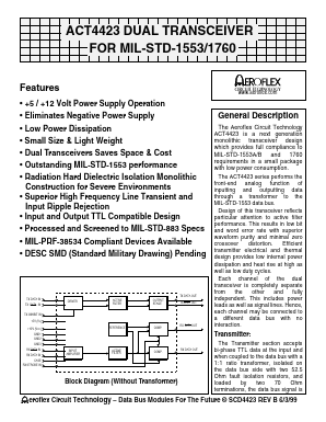 ACT4423-D Datasheet PDF Aeroflex Corporation