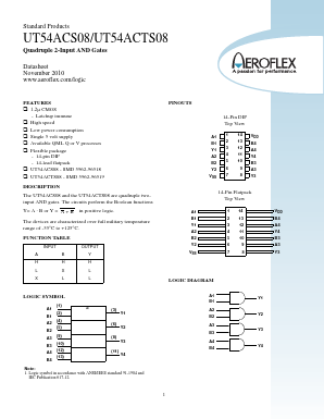 5962G9651801QCX Datasheet PDF Aeroflex Corporation