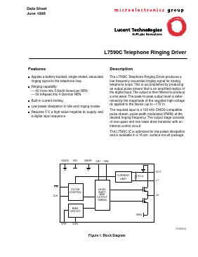 LUCL7590CAE Datasheet PDF Agere -> LSI Corporation