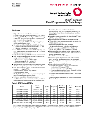OR2C10A-4M84I Datasheet PDF Agere -> LSI Corporation