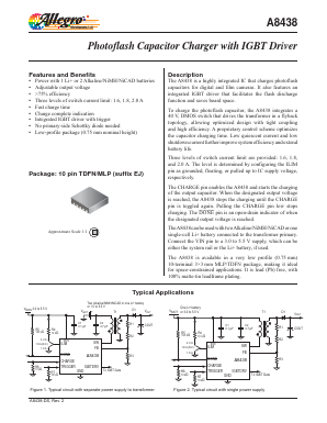 A8438EEJTR-T Datasheet PDF Allegro MicroSystems