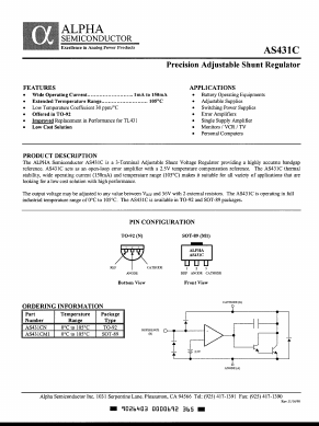 AS431CN1 Datasheet PDF Alpha Industries