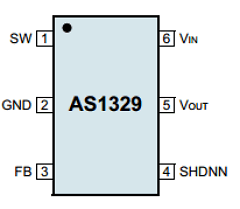 AS1329C-BTTT Datasheet PDF austriamicrosystems AG