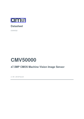 CMV50000 Datasheet PDF austriamicrosystems AG
